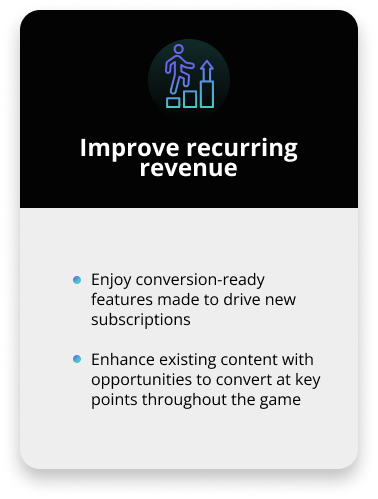 Improve recurring revenue